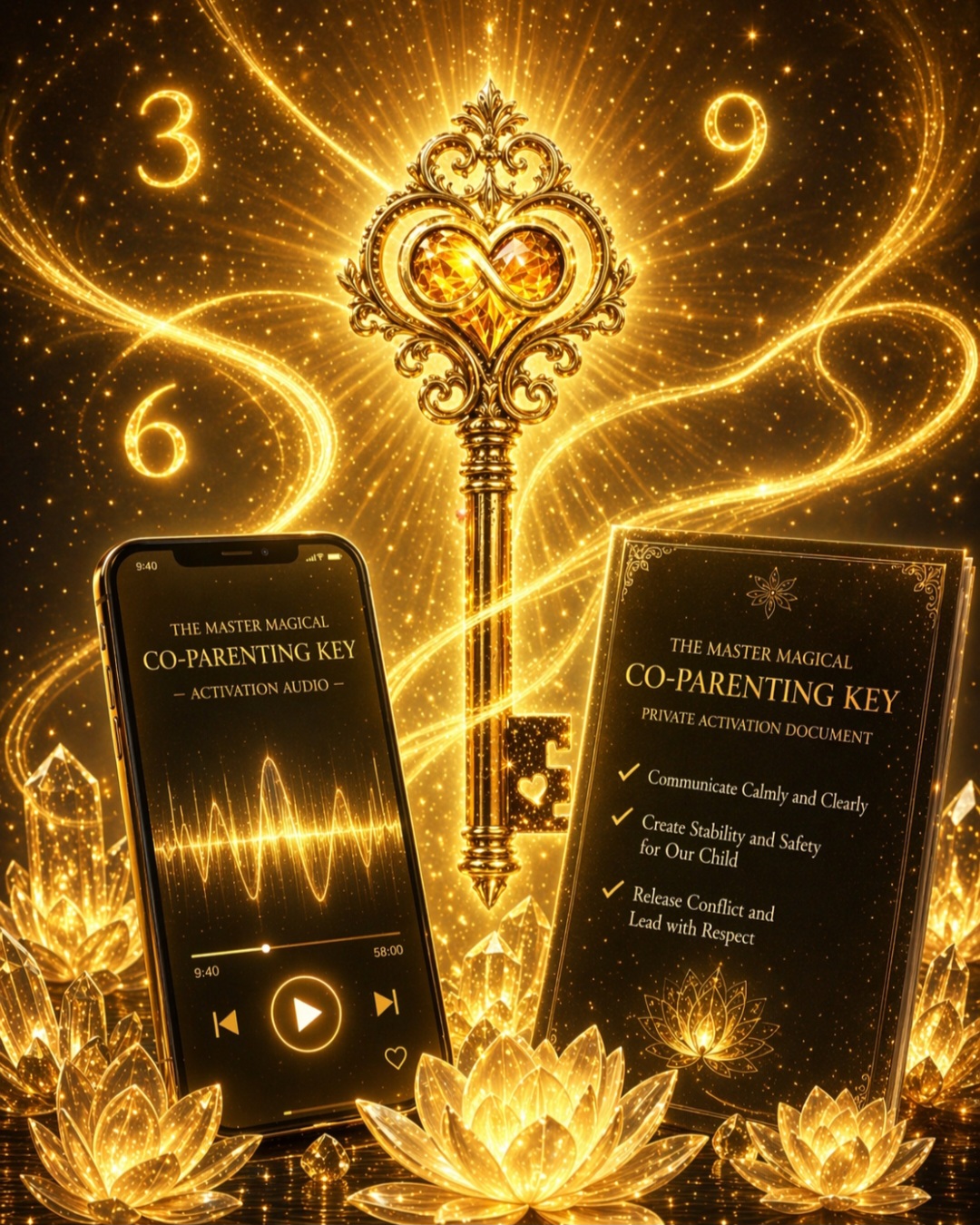 ✨ The Master Magical Co-Parenting Key ✨ Where you stay grounded, clear, and in control - no matter what the dynamic is.