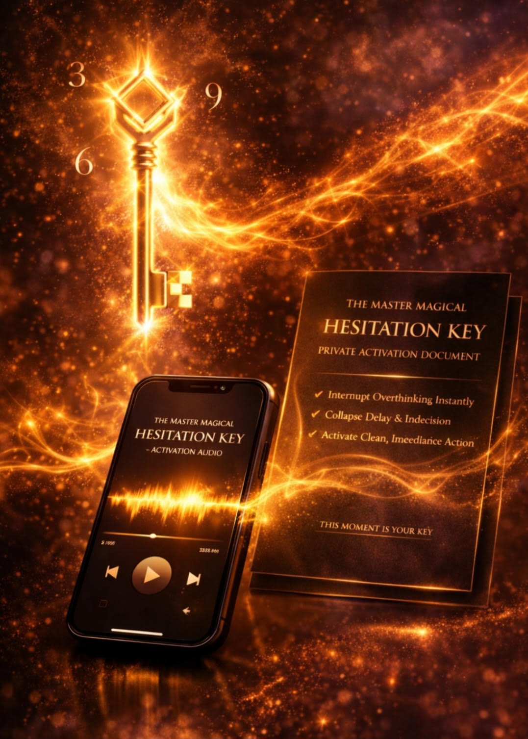 ✨ The Master Magical Hesitation Key ✨ Where hesitation ends and movement begins.