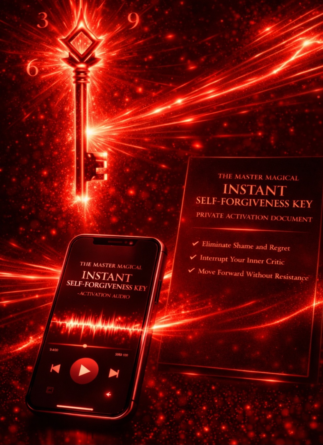 ✨ The Master Magical Instant Self-Forgiveness Key ✨ Where the past releases and you move forward clean.