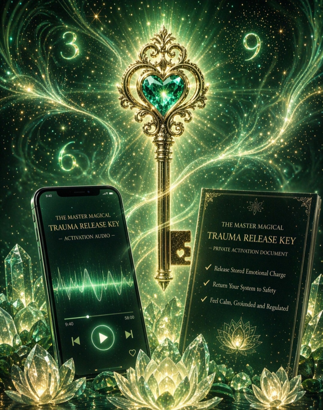 ✨ The Master Magical Trauma Release Key ✨ Where the past stops replaying and your system returns to safety.
